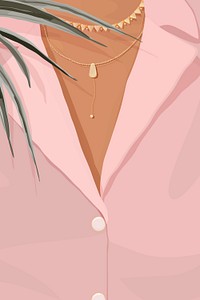 Feminine pink background, women&rsquo;s fashion in girlboss concept