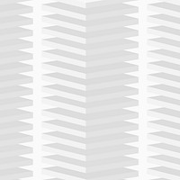 Geometric pattern background, white minimal 3D design psd