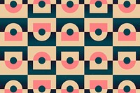 Geometric pattern background, trendy seamless graphic design 