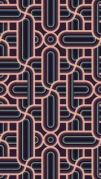 Interlaced pattern iPhone wallpaper, repeated geometric shape background 