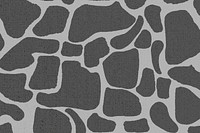 Black giraffe pattern background seamless, social media banner