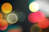 Colorful bokeh background, aesthetic design psd