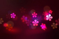 Pink flower bokeh background, aesthetic pattern design