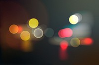 Colorful bokeh background, aesthetic design psd