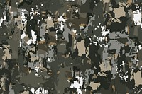 Military print background, camouflage pattern in aesthetic design vector