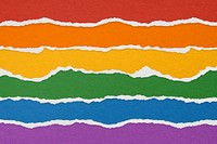 Rainbow torn paper background, high resolution