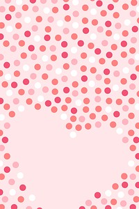 Cute pink background girl theme valentine’s design