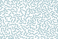 Cute squiggle pattern background blue drawing design