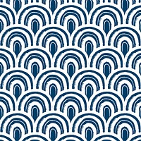 Japanese wave pattern background design psd