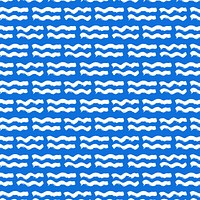 Cute wavy lines background pattern blue design vector