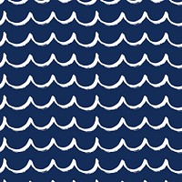 Sea wave pattern background drawing design psd