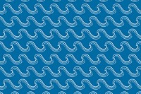 Aesthetic ocean waves background pattern design psd