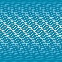 Seamless wave pattern background vector