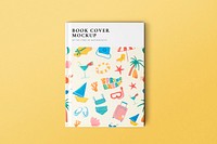 Book mockups psd, editable color changeable design