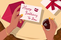 Birthday background, celebration illustration design vector