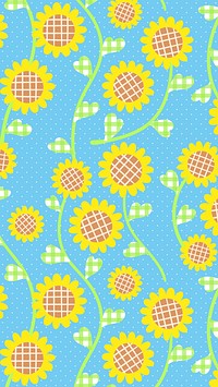 Cute flower social media story background