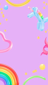 Balloon art Instagram story background, | Premium Photo - rawpixel