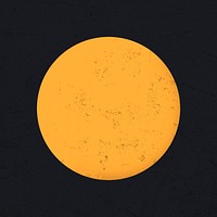 Yellow circle shape, grunge texture, black background image