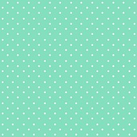 Green polka dot background, cute pattern design psd