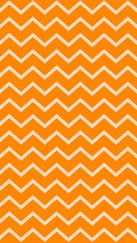 Chevron pattern iPhone wallpaper, orange colourful design