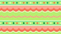 Cute Christmas computer wallpaper, tribal pattern design