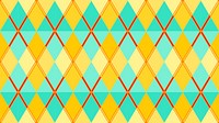 Rhombus pattern HD wallpaper, abstract yellow design