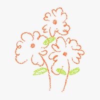 Colorful scribble drawing sticker, child crayon design on pastel background vector