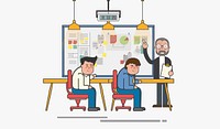 Illustration of business people avatar