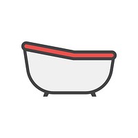 Illustration of a bath tub