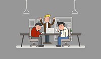 Illustration of business people avatar