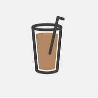Illustration of cold drink icon