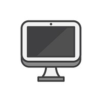Illustration of computer icon