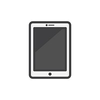 Illustration of digital tablet icon