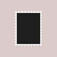Rectangular stamp frame, copy space design