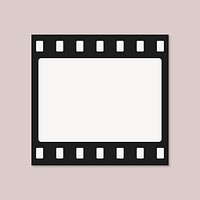 Strip film frame, blank space design  vector