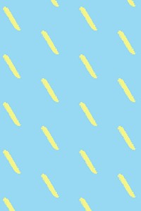 Yellow brush stroke pattern, blue background