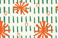 Streak crayon pattern, starburst design vector