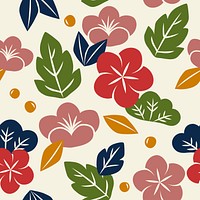 Vector of seamless floral pattern 