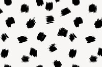 Abstract brush strokes pattern background, black design