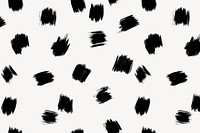 Abstract brush strokes pattern background, black design psd