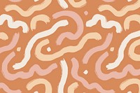 Brown Memphis pattern background, abstract design