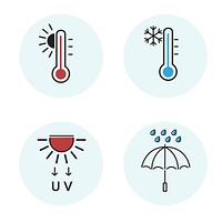 Illustration of weather icon