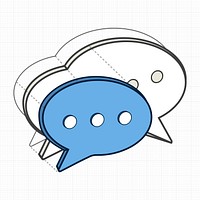 Illustration of speech bubble