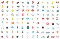 Random and popular icon collection