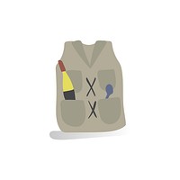 Illustration of a vest
