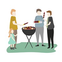 Home and family vector