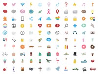Vector collection of business icons