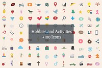 Illustration of human hobbies and activities