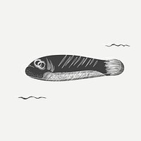 Cartoon drawing of a fish