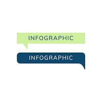 Message and information business infograph vector